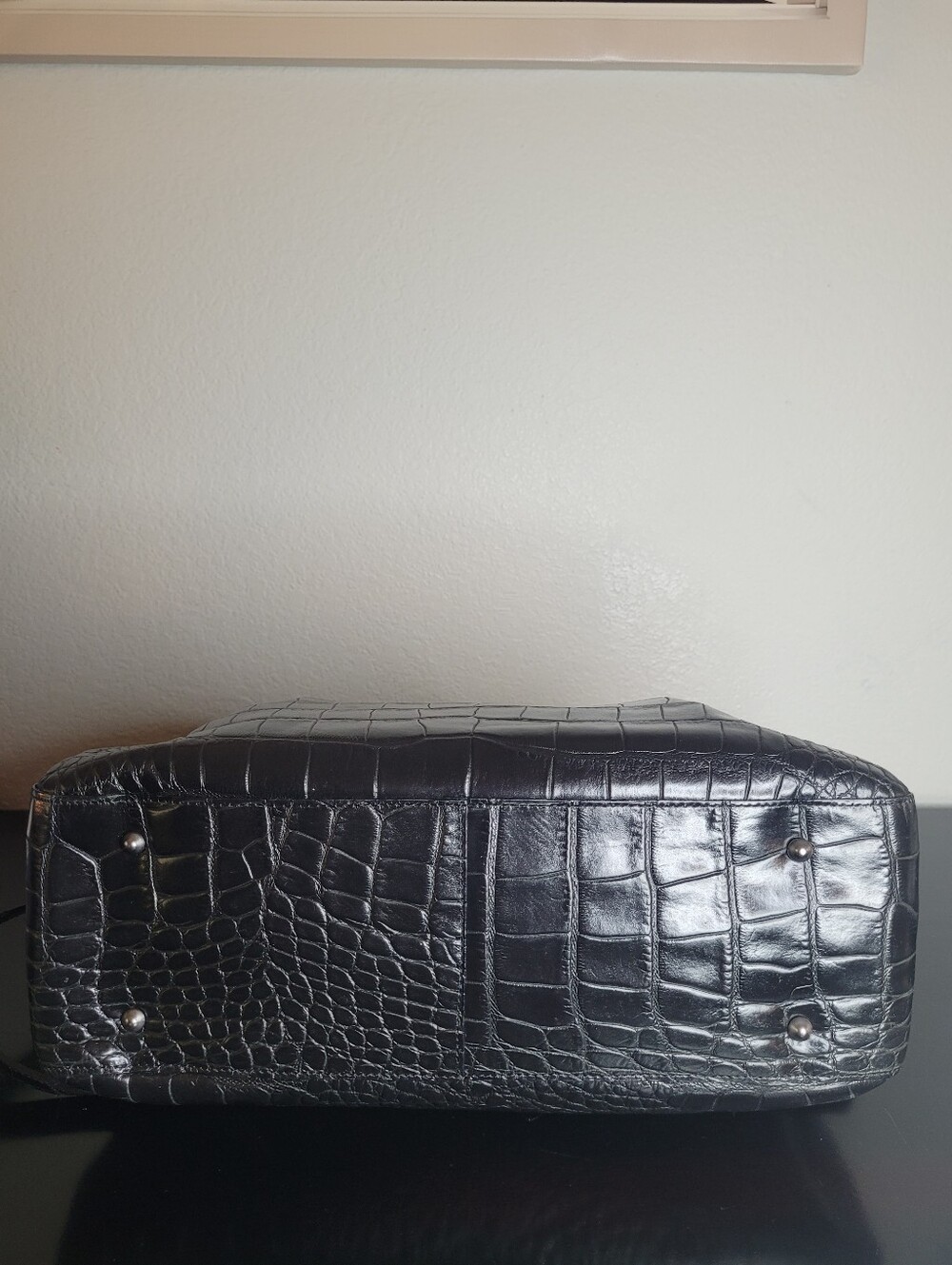 Furla croc embossed tote bag - Picture 6 of 14